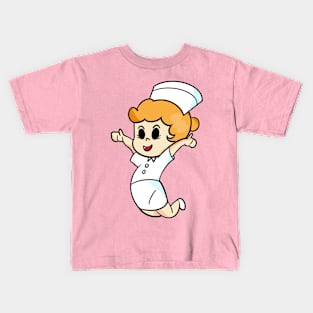 The nurse cartoon style Kids T-Shirt